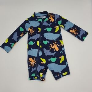 NEW Carter's baby boy rashguard swimsuit size 12 months